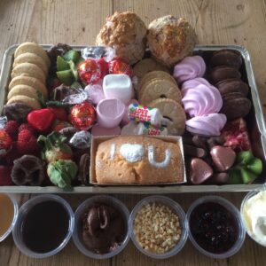 Tea Beside the Orchard Valentine's Day Sweet Platter